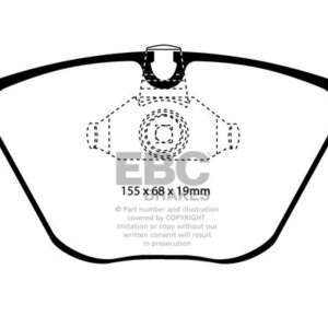 EBC Bluestuff NDX prednje kočione pločice za BMW 1, BMW 3