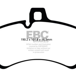 EBC Bluestuff NDX prednje kočione pločice za Porsche Boxster, Porsche Carrera GT