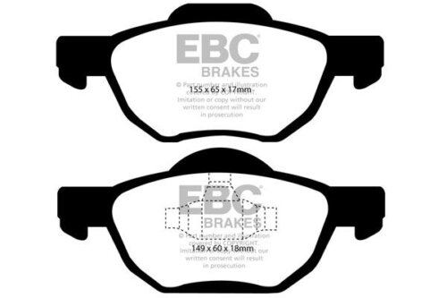 EBC Bluestuff NDX front brake pads for Honda Accord