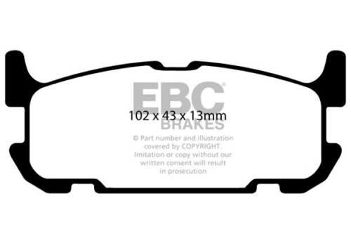EBC Bluestuff B stražnje kočione pločice za Mazda MX-5