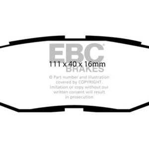 EBC Bluestuff NDX stražnje kočione pločice za Subaru Tribeca