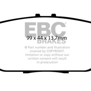 EBC Bluestuff B stražnje kočione pločice za Abarth 124, Mazda MX-5