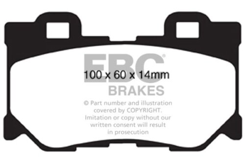 EBC Bluestuff NDX rear brake pads for Infiniti Q40, Infiniti Q50