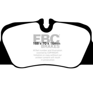 EBC Bluestuff NDX stražnje kočione pločice za Porsche Panamera, Porsche 911