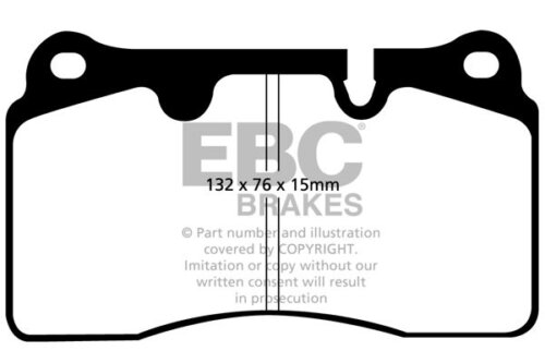 EBC Bluestuff NDX front brake pads for Aston Martin DB9, Aston Martin DB11