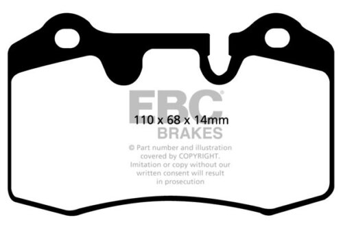 EBC Bluestuff NDX rear brake pads for Aston Martin DB9