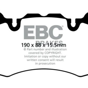 EBC Bluestuff NDX prednje kočione pločice za Land Rover Defender