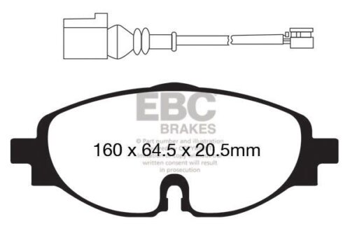 EBC Bluestuff NDX front brake pads for SEAT Leon, Seat Leon