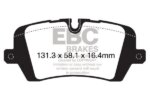 EBC Bluestuff NDX rear brake pads for Land Rover Defender