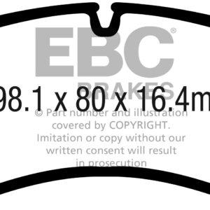 EBC Bluestuff NDX prednje kočione pločice za Porsche Cayman, Porsche 911