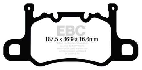 EBC Bluestuff NDX rear brake pads for Bentley Flying Spur