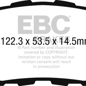 EBC Bluestuff NDX prednje kočione pločice za Mazda MX-5, FIAT 124