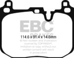 EBC Bluestuff NDX front brake pads for Mini MINI Convertible, MINI Mini
