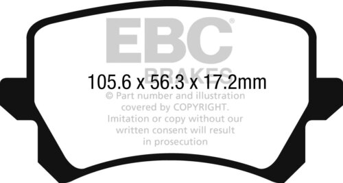 EBC Bluestuff NDX stražnje kočione pločice za Audi RSQ3