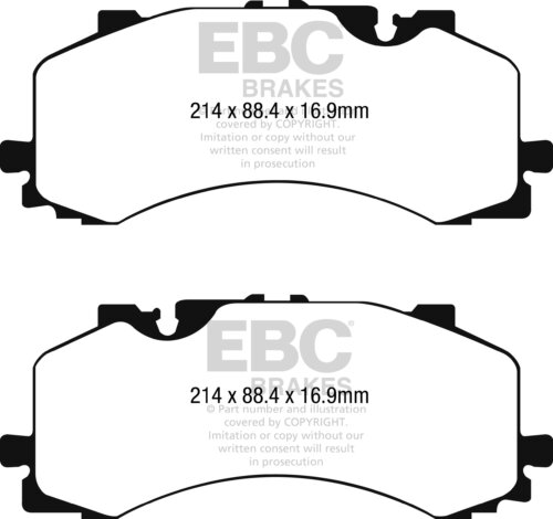 EBC Bluestuff NDX prednje kočione pločice za Audi A8, Audi SQ7