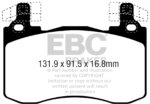 EBC Bluestuff NDX front brake pads for KIA Stinger