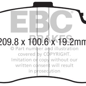 EBC Bluestuff NDX prednje kočione pločice za BMW X5, BMW X6