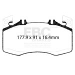 EBC Bluestuff NDX front brake pads for Mercedes-Benz CLA, Mercedes-Benz CLA-Class