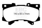 EBC Bluestuff NDX front brake pads for Toyota Land Cruiser, Lexus LX