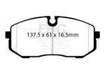 EBC Bluestuff NDX front brake pads for Hyundai Bayon