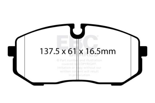 EBC Bluestuff NDX front brake pads for Hyundai Bayon