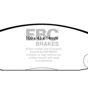 EBC Ultimax prednje kočione pločice za Nissan Stanza