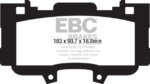 EBC Bluestuff NDX front brake pads for Ford Mustang