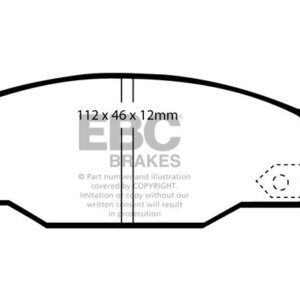 EBC Ultimax prednje kočione pločice za Isuzu Gemini, Isuzu Piazza
