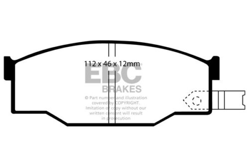 EBC Ultimax front brake pads for Isuzu Gemini, Isuzu Piazza