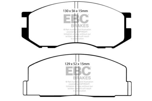 EBC Ultimax front brake pads for Toyota LiteAce
