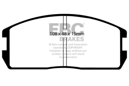 EBC Ultimax front brake pads for Mitsubishi Colt, Mitsubishi Lancer