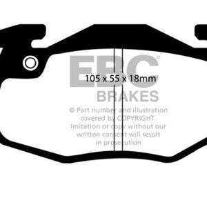 EBC Bluestuff NDX front brake pads for Citroën Saxo, Peugeot 306