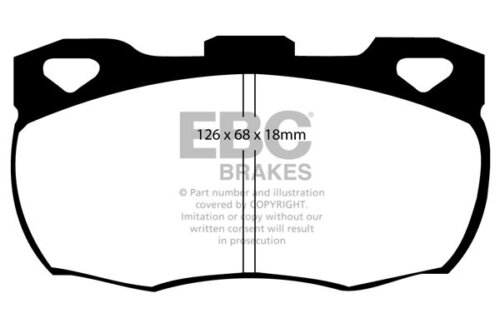EBC Bluestuff NDX prednje kočione pločice za Land Rover 110/127, Land Rover Defender
