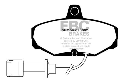 EBC Ultimax rear brake pads for Ford Sierra