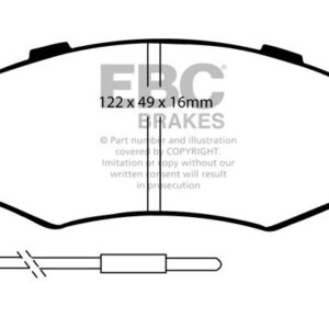 EBC Ultimax front brake pads for Renault 21