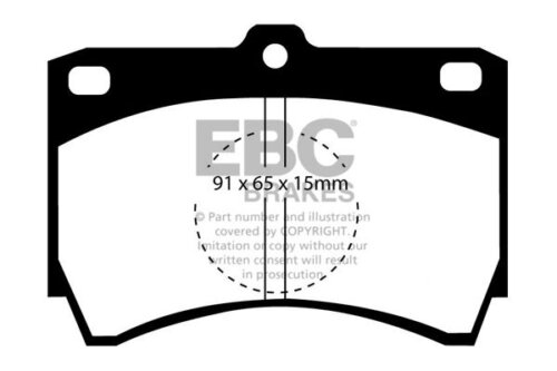 EBC Ultimax front brake pads for Mazda 323