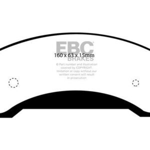 EBC Greenstuff 6000 front brake pads for Ford Explorer