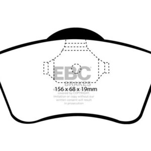 EBC Greenstuff 6000 front brake pads for VW Transporter