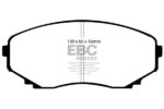 EBC Greenstuff 6000 front brake pads for Mazda MPV, Mitsubishi Delica