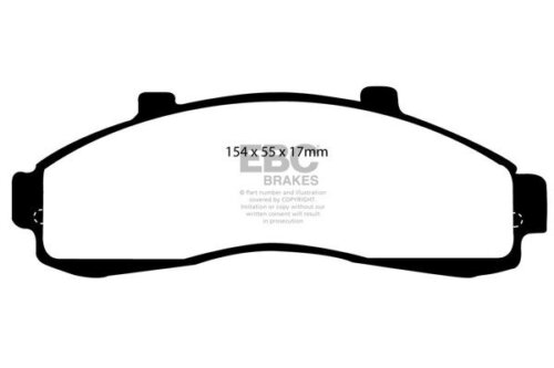 EBC Greenstuff 6000 front brake pads for Ford Explorer