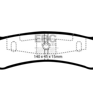 EBC Greenstuff 6000 rear brake pads for Ford Explorer