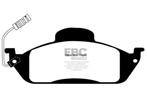 EBC Greenstuff 6000 front brake pads for Mercedes-Benz M-Class