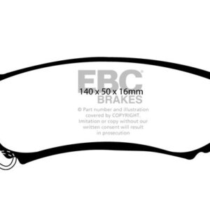 EBC Greenstuff 6000 rear brake pads for Mercedes-Benz M-Class