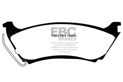 EBC Greenstuff 6000 stražnje kočione pločice za Mercedes-Benz M-Class