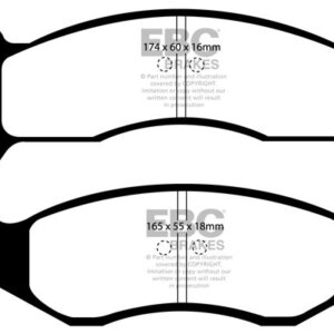 EBC Greenstuff 6000 front brake pads for Chrysler Voyager
