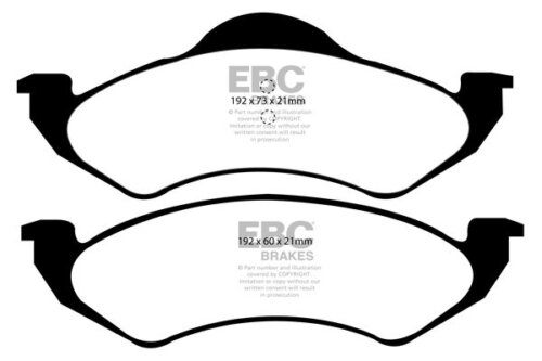 EBC Greenstuff 6000 front brake pads for Dodge Durango