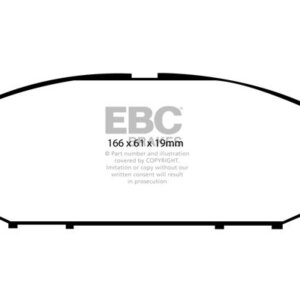 EBC Greenstuff 6000 front brake pads for Nissan Patrol
