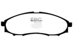 EBC Greenstuff 6000 front brake pads for Nissan NP300 Navara