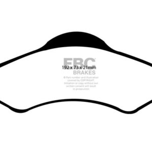 EBC Greenstuff 6000 front brake pads for Dodge Durango