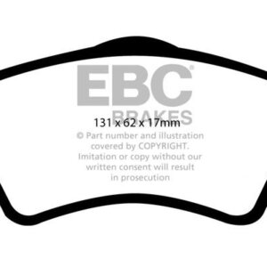 EBC Greenstuff 6000 prednje kočione pločice za Land Rover Freelander